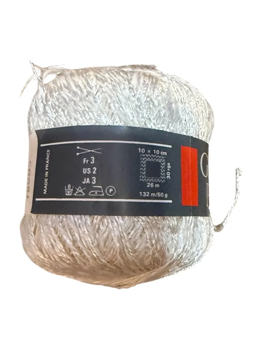 Georges Picaud ZIG Yarn 75% Viscose 28% Cotton 50g Skein